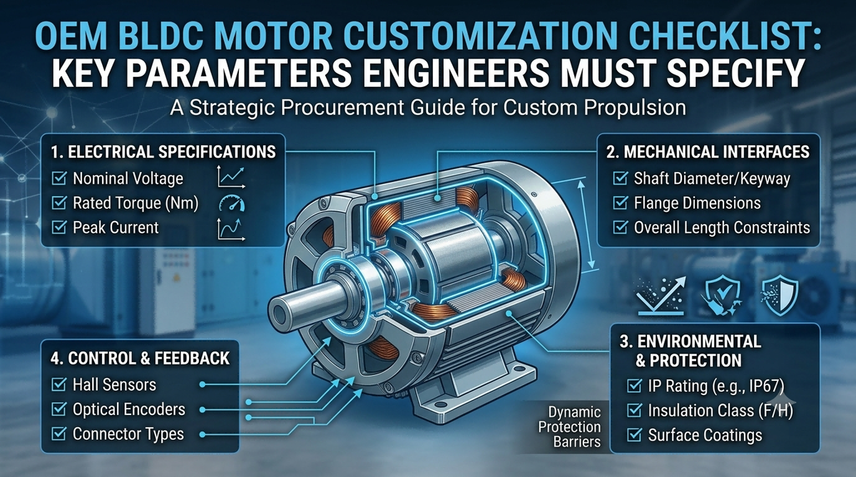 OEM BLDC Motor Customization Checklist for Engineers