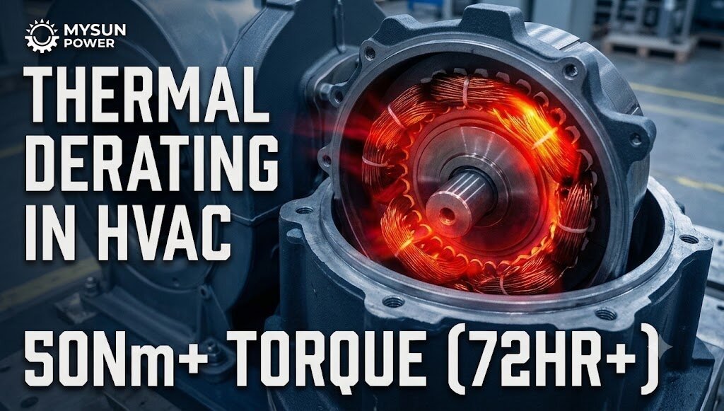 Thermal Derating in 50Nm HVAC Motors