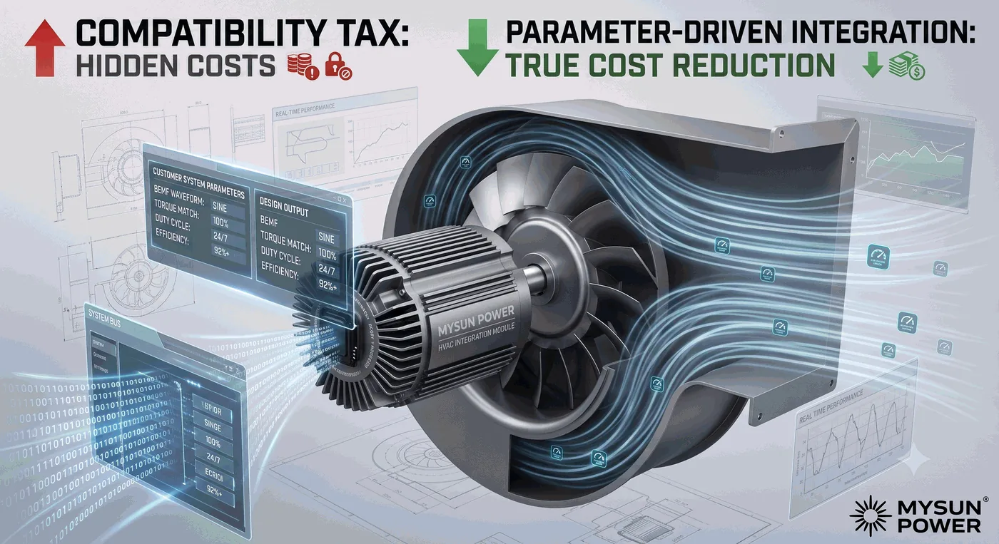 The "Compatibility Tax" in Commercial HVAC: Why Parameter-Driven BLDC Motor Integration is the Only