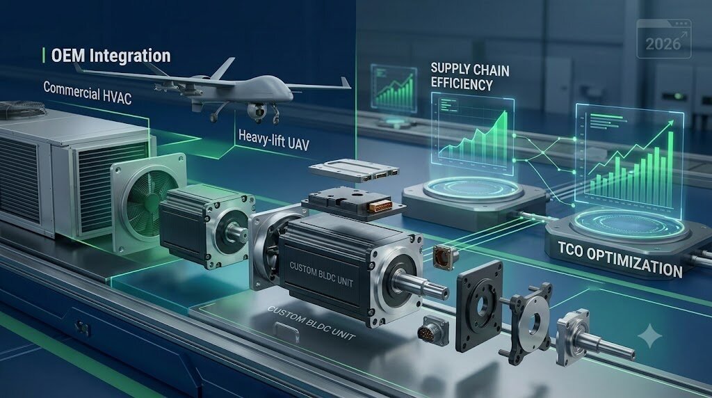 Supply Chain Efficiency 2026: OEMs & Custom BLDC Motor Integration