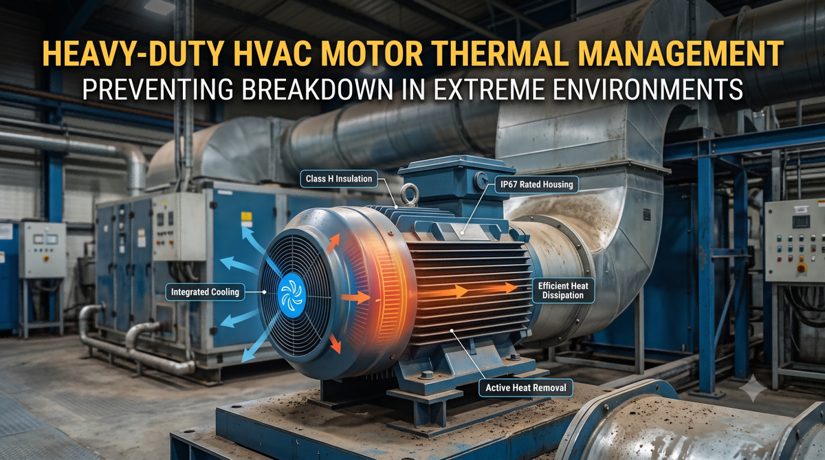 Thermal Management in Heavy-Duty HVAC Motors: Prevent Breakdown