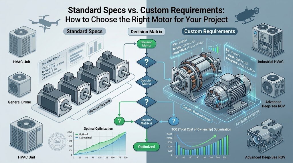 Choosing BLDC Motors: Standard Specs vs. Custom Integration Guide